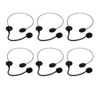 Micrófono de juguete con auriculares, accesorios para fiestas, juguete de diseño ergonómico para Halloween,