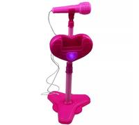 Micrófono de juguete con sonido y efectos de luz - Rosa