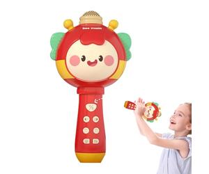 Micrófono de Juguete | Máquina de Karaoke Infantil de Dibujos Animados,Micrófono De Juego para Niños,para Fiestas De Cumpleaños Aulas Actividades En Casa Y Eventos Escolares