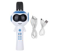Micrófono de karaoke para cantar cualquier canción, micrófono de karaoke con tecnología inalámbrica Bluetooth, luces que cambian de color, buena