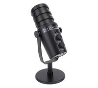 Micrófono de Podcast para PC, Micrófono de Podcast para Juegos USB, Ambiente de Deportes Electrónicos Mejorado con Luces Multicolores Ajustables, Grabación sin Pérdidas para PC