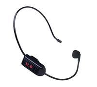 Micrófono de radio montado en la cabeza de alta sensibilidad ampliamente utilizado Auriculares megáfono Radio Micrófono compatible con guía turístico