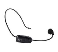 Micrófono de Radio VBESTLIFE 2.4G, transmisión de Radio Estable de 40 m, Auriculares y Dispositivo de Mano 2 en 1 para la guía de la reunión de la Gira de oradores