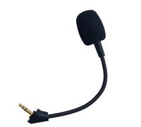 Micrófono de Repuesto Compatible con HyperX Cloud Alpha S Pro Gaming Headset Micrófono Desmontable para PS5, PS4, Micrófono con Cancelación de Ruido de 3,5 mm, Negro