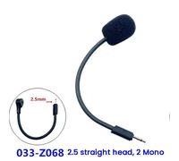 Micrófono de repuesto de 2,5 mm para auriculares con cable para juegos JBL Quantum 100 Q100.