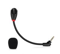 Micrófono de Repuesto para Kingston HyperX Cloud Flight/Flight S Auriculares inalámbricos para Juegos, micrófono Desmontable con indicador de Silencio LED en PC PS5 PS4 Xbox Series X/S