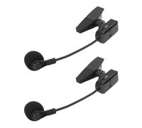 Micrófono de Saxofón Inalámbrico, Micrófono de Instrumento con Clip, con Rotación de 360°, Alcance de 131 Pies, Receptor y Transmisor Inalámbrico para Trompetas, Clarinete,