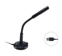 Micrófono de Sobremesa Equip® USB Omnidireccional con Brazo Flexible y Mute