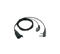 Micrófono de solapa con auricular y botón PTT