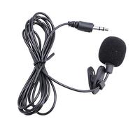 Micrófono de solapa con clip de 3,5 mm para portátil, PC, BK, micrófono pequeño para computadora USB