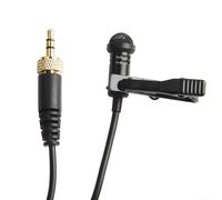 Micrófono de solapa de grabación de audio para Shure/para sistemas inalámbricos, paquete completo con clips y parabrisas (dorado)
