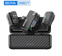 Micrófono Boya Boyamic 2 Solapa Inalámbrico Condensador Omnidireccional con Reducción de Ruido AI USB-C
