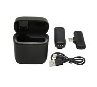 Micrófono de solapa inalámbrico para sistema inalámbrico universal, sincronización de voz nítida, diafragma doble, sonido envolvente 360,
