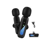 Micrófono de solapa inalámbrico, TOPESCT para iPhone/teléfono Android/computadora portátil, USB C para