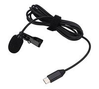 Micrófono de Solapa Lavalier con Cable, Tpye C Clip On Mic Micrófono Omnidireccional para One X2 X3 para Youtube Grabación Podcasting Gaming Entrevista