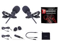 Micrófono de Solapa, Lavalier Micrófono Omnidirectional Condensador de Video Audio para Smartphones/PC para Grabación Entrevista Videoconferencia Podcast Dicción de voz Phone