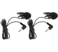 Micrófono de solapa portátil de 3,5 mm de audio compatible con amplificadores de voz S6