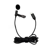 Micrófono de solapa profesional Lavalier para cámaras de acción 3/4, 20 Hz-16 KHz, respuesta de frecuencia, micrófono de clip de alta sensibilidad