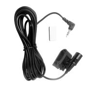 Micrófono de sonido para coche pequeño de 3,5 mm, enchufe de clip, radio externa con cable profesional para sonido de coche