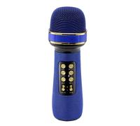 Micrófono de voz dinámico para cantar, micrófono para cantar - Altavoz micrófono portátil inalámbrico | Micrófonos inalámbricos multifuncionales, altavoces, grabadoras de voz, reproductores de música