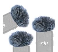 Micrófono Deadcat para micrófono Lavalier inalámbrico DJI, micrófono, protector contra el viento, protección contra el viento, 3 piezas, color negro