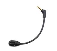 Micrófono desmontable Boom para Kingston HyperX Cloud Flight para PS4 PS4 Pro Ordenador PC Gaming Auriculares Cancelación de ruido Reemplazo micrófono 3.5mm Jack Negro