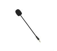 Micrófono desmontable para auriculares Logitech G Pro X, micrófono de repuesto para audio de juegos de 1ª y 2ª generación, pastilla de voz clara con construcción ABS, negro