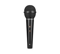 Micrófono dinámico con cable, micrófono profesional de alta fidelidad, micrófono de mano, micrófono de karaoke de metal con cable XLR de 4,8 m a cable de 6,35 mm, fácil de conectar y