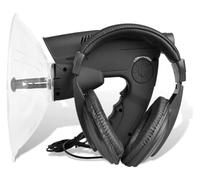 Micrófono Direccional Parabólico, Amplificador de Sonido espía biónico, Dispositivo de Escucha de Largo Alcance de hasta 91 m, Aumento de 8X.