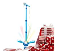 Micrófono Echo para niños, micrófono para niños con Soporte Ajustable, micrófonos de Canto de con Luces Intermitentes de Escenario para Estudiantes, Familiares, compañeros, Ocasiones Festivas