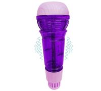 Microfono Eco Niños, Microfono Infantil Juguete 9.5 x 3.5 Pulgada Icrofono con Efecto Eco para Niños 2 3 4 Años (Púrpura)