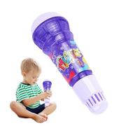 Micrófono eco para niños - micrófono karaoke retro, juguete musical portátil | Ninguno del sonido de la batería, potenciador de voz el juego, el aprendizaje o las prest