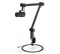 Endorfy Micrófono Solum Studio EY1B009, Membrana dorada 20mm, Tap-to-mute, LED anular