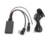 Micrófono Estéreo Bluetooth 5.0 para Coche con Cable de Audio Auxiliar para Radio IP-Bus, Conexión Estable para Amantes de la Música, Material ABS, Apto para R, Instalación Plug and Play