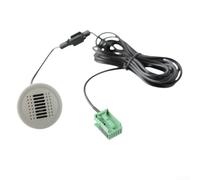 Micrófono estéreo con cable para coche BMW con cable de extensión compatible con FCON Pro FISCON RNS315 RCD510 ABS gris