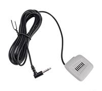 Micrófono externo con cable estéreo de audio para coche con conector de 3,5 mm, material ABS, respuesta de frecuencia 50 Hz-20 KHz, instalación directa en el panel del techo, diseño compacto para BMW