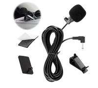 Micrófono Externo Con Conector Jack De 3,5 Mm Para Coche, Compatible Con Radio De Coche Sony JVC Kenwood Jensen Alpine, Navegación Bluetooth, Micrófono Con Abrazadera En U, Adhesivo Para Colocar, Plug
