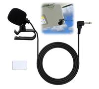 Micrófono externo de 3,5 mm compatible con JVC Kenwood Sony Alpine para la unidad principal del vehículo, radio de coche activada por Bluetooth, estéreo, GPS, DVD