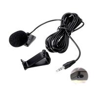 Micrófono Externo de 3,5 mm Compatible con Sony Boss JVC Kenwood Jensen Alpine Mic Micrófono Estéreo De Coche para Bluetooth de Coche Estéreo Video Conferencia Podcast Cable de 3,0 m Plug and Play