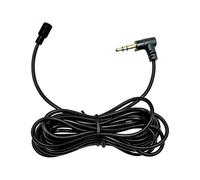 Micrófono externo de entrada de voz para vehículo, micrófono para automóvil de 3, 5 mm con cable de 3 metros para uso en equipos de navegación y unidad principal Captura de voz en unidades de y uso de