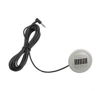 Micrófono externo para BMW, Mercedes, Skoda, Multivan, para Android, radio, navegación, 0.5 mm, accesorio de audio con cable, carcasa gris, compatible con el número OEM 7h5857155a de instalación