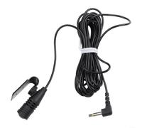 Micrófono externo para techo de coche, conector de 3,5 mm, cable de 9 pies para Clarion para Kenwood para Sony Alpine para Pioneer para Android Reproductor de CD Sistemas estéreo