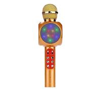 Micrófono for cantar, micrófono inalámbrico Bluetooth for adultos, máquina de karaoke portátil de mano, altavoz incorporado de alta definición, grabación de soporte, for niños y niñas/1690 ( Color : G