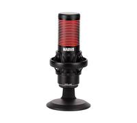 Micrófono gamer | MARVO | MIC-07 Blast 60 | Condensador, cardioide, RGB, USB Plug and Play | Negro | MIC-07-BK