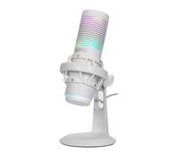 Micrófono gamer | MARVO | MIC-07 Blast 60 | Condensador, riñón, RGB, USB Plug and Play | Blanco | MIC-07-WH