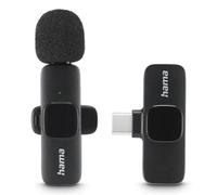 Micrófono Hama Smart Wireless USB-C omnidireccional con reducción de ruido