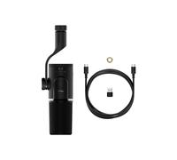 HyperX Flipcast - Micrófono dinámico cardioide para Streaming, podcasts y grabación Vocal, USB-C, XLR, metálico, Negro