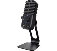 Micrófono IK Multimedia iRIG Stream Mic Pro USB multipatrón con entrada 3,5 mm y Loopback