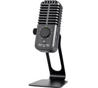 IK Multimedia iRig Stream Mic Micrófono de condensador USB-C -Micrófono para podcast, micrófono para juegos para pc, micrófono para streaming más mezclador de audio Interfaz de audio USB
