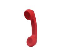Micrófono inalámbrico Bluetooth de estilo retro compatible con auriculares de teléfono móvil (rojo brillante): Regalo sorpresa Bluetooth rojo